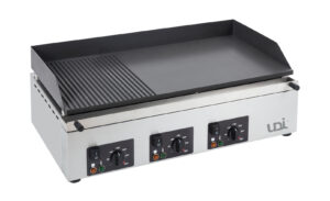 FRYTOP BANCADA UPE 3 ZONA NERVURADA/LISA INOX 400V
