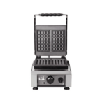 MÁQUINA GOFRAS ELÉTRICA SIMPLES 6x4 QUADRADOS
