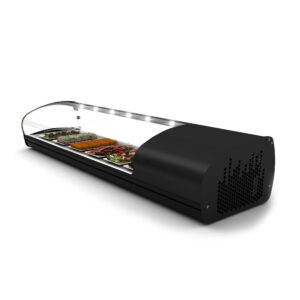 VITRINE REFRIGERADA SHARK SK8P VC CUBA PLANA LEDS