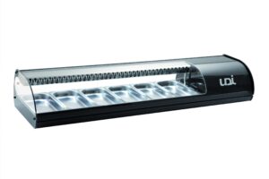 VITRINE REFRIGERADA UDI SUSHI 6B-VC COM LEDS