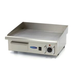 Placa de Grelhar - Liso - 55 cm - incl. Bandeja de Gotejamento