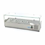 Geladeira de Preparação de Bancada - 120 cm - Adapta-se 4 x GN 1/3