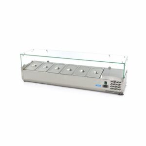 Geladeira de Preparação de Bancada - 150 cm - Adapta-se 6 x GN 1/3