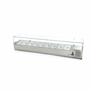 Geladeira de Preparação de Bancada - 200 cm - Adapta-se 9 x GN 1/3
