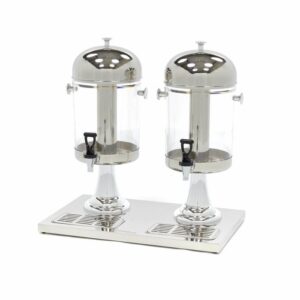 Dispensador de Bebidas - 2 x 8 l - Tubo de Arrefecimento Central - Funciona sem Energia