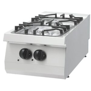 Heavy Duty Fogão - 2 Queimadores - Unidade Simples - 70 cm de Profundidade - Gás