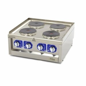 Fogão de Qualidade Comercial - 4 Queimadores - Unidade Dupla - 60 cm de Profundidade - 400V