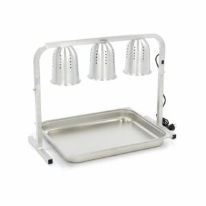 Lâmpada de Aquecimento - 3 Lâmpadas - incl. 3 Lâmpadas e 1 Recipiente de GN 2/1