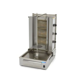 Grelhador para Kebab - 3 Queimadores - 40 kg de Carne - Gás