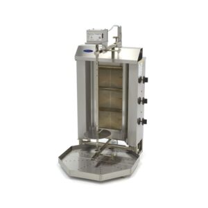 Grelhador para Kebab - 3 Queimadores - 30 kg de Carne - Gás