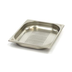 Recipiente Gastronorm - GN 1/2 - 4 cm de Profundidade - Aço Inoxidável - Perfurado