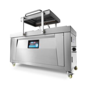 Máquina de Embalar a Vácuo - Selo 60 cm - Câmara Dupla L76 x P60 x A16 cm