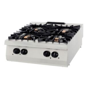 Premium Fogão - 4 Queimadores - Unidade Dupla - 90 cm de Profundidade - Gás