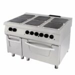 Premium Fogão - 6 Queimadores - Unidade Tripla - 90 cm de Profundidade - incl. Forno - Elétrico