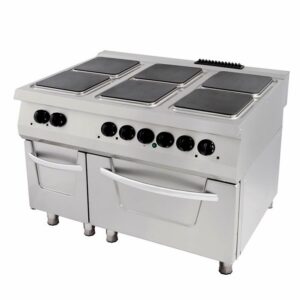 Premium Fogão - 6 Queimadores - Unidade Tripla - 90 cm de Profundidade - incl. Forno - Elétrico