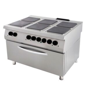 Premium Fogão - 6 Queimadores - Unidade Tripla - 90 cm de Profundidade - incl. Forno Largo - Elétrico