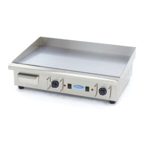 Placa de Grelhar - Cromado Liso - 73 cm - incl. Bandeja de Gotejamento - 400V