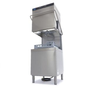 Máquina de lavar louça de capuz - 50x60cm - com bombas de enxaguamento e sabão - 400V