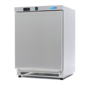 Congelador - 200 l - 2 Prateleiras Fixas - Aço Inoxidável