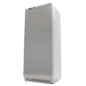 Frigorífico - 600 l - 4 Prateleiras Ajustáveis - Aço Inoxidável