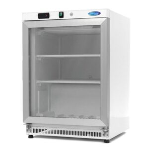 Congelador - 200 l - Branco - com Porta de Vidro