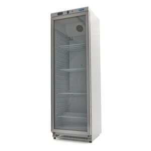 Frigorífico - 400 l - Branco - com Porta de Vidro