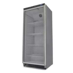 Frigorífico - 600 l - Preto - com Porta de Vidro