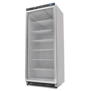 Congelador - 600 l - Preto - com Porta de Vidro