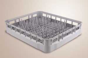 Cesto de placa para máquina de lavar louça - 50 x 60cm - 9 Compartimentos
