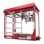 Máquina de pipocas - 150gr - com vitrina de aquecimento