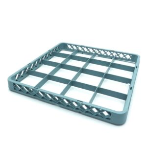 Extensor de suporte de vidro para máquina de lavar louça - 50 x 50cm - 16 Compartimentos