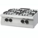 Fogão Heavy Duty - 4 Queimadores - Unidade Dupla - 70 cm de Profundidade - 24 kW - Gás
