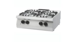 Fogão Heavy Duty - 4 Queimadores - Unidade Dupla - 70 cm de Profundidade - 24 kW - Gás