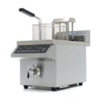 Fritadeira - 8L - 1 Cesto - Indução - Sistema de elevação - com Torneira de Drenagem