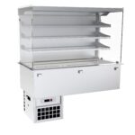 Vitrina Buffet refrigerada recta mural com puertas abatibles encastrable 4GN 60Hz