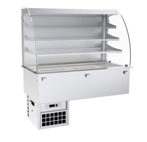 Vitrina Buffet refrigerada central encastrable 3GN 60Hz