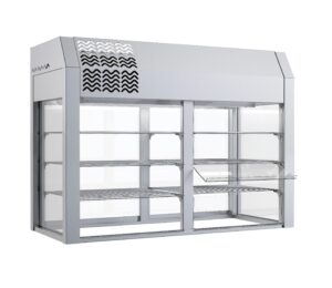 Vitrina 4 GN 1/1 3 niveles com cuba 60Hz
