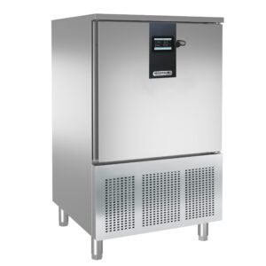 Abatedor de temperatura 8x GN1/1 e 600x400mm com controlo tátil, condensação a ar