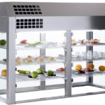 Vitrina 6 GN 1/1 3 niveles sem base aislada 60Hz