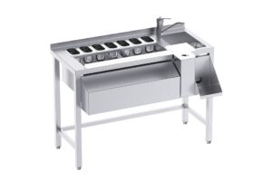 Mesa coctelera 1200 derecha sem De coluna