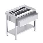 Mesa coctelera 1000 com De coluna