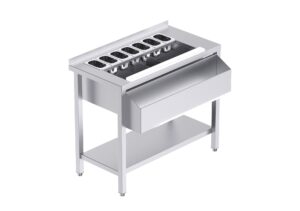 Mesa coctelera 1000 com De coluna
