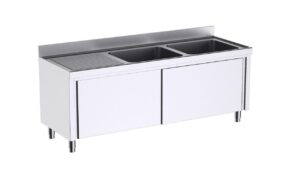 Móvel de puertas com lava-loiça L217652I 2000x700