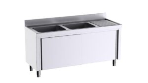 Móvel de puertas com lava-loiça L187552D 1800x700