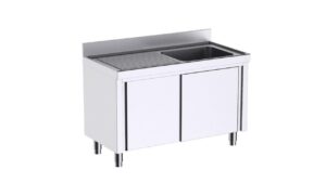 Móvel de puertas com lava-loiça L147651I 1400x700