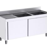 Móvel de puertas com lava-loiça L146442I 1400x600