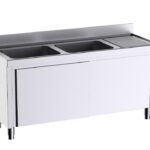 Móvel de puertas com lava-loiça L146442D 1400x600