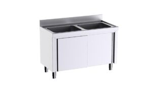 Móvel de puertas com lava-loiça L1265420 1200x600