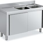 Móvel de puertas com lava-loiça L1074520 1000x700