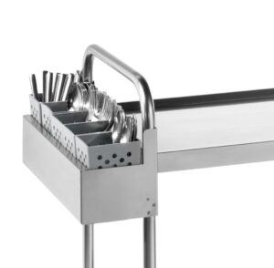 Suporte cesta de cubiertos 525x149x125 (para carrinho serviço ancho 595)